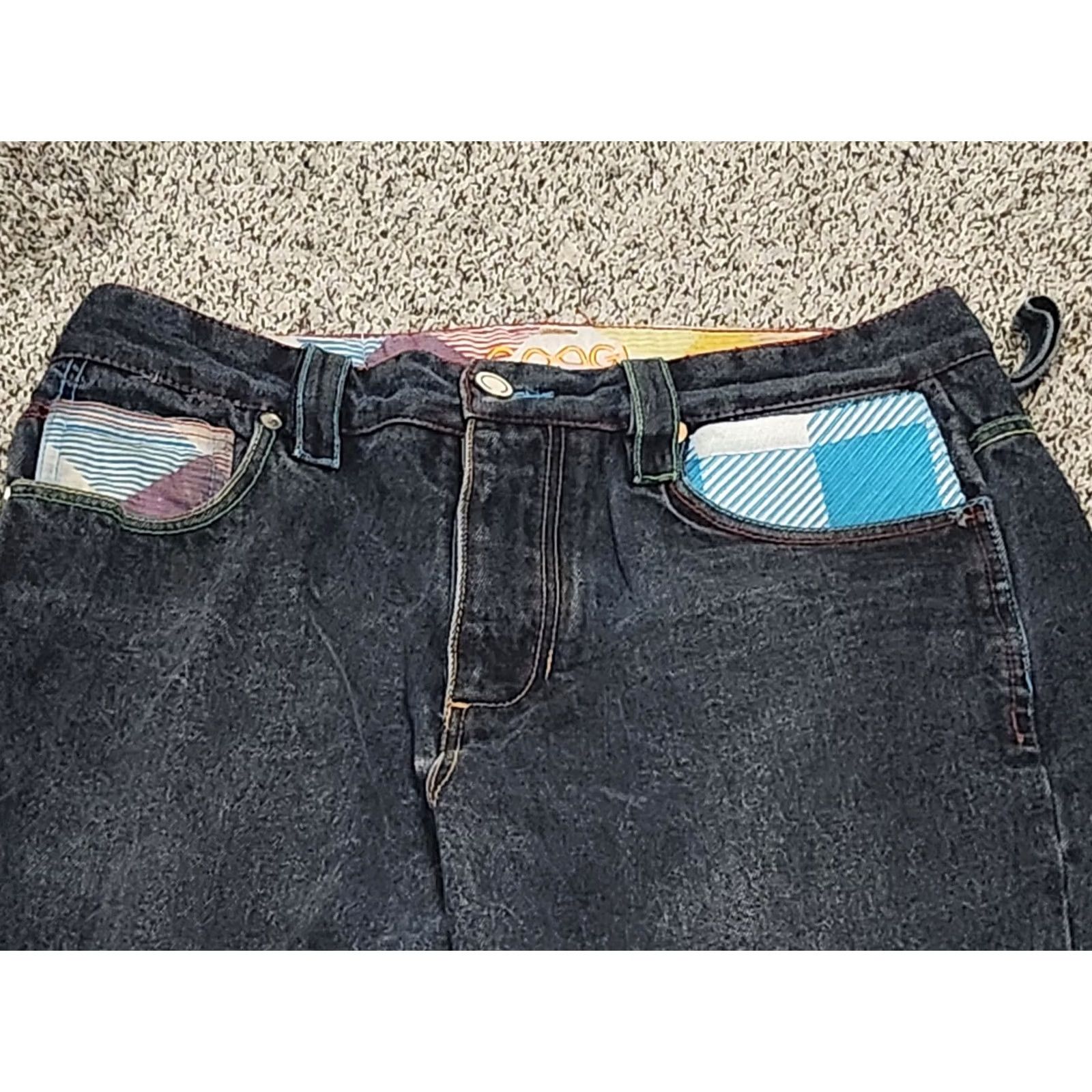 Coogi COOGI Jeans 34x33 Denim Embroidered Ho p Hop Baggy Straight Hip Hop Pockets Blue Men Regular Size US 34 / EU 50 - 3 Thumbnail
