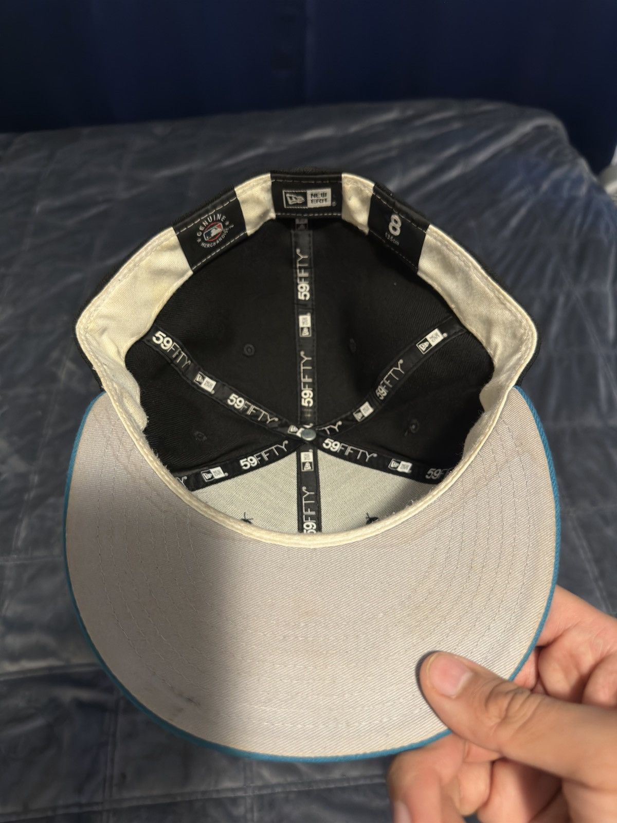 New Era New Era Arizona Diamondbacks Size 8 Fitted Hat Size ONE SIZE - 4 Thumbnail