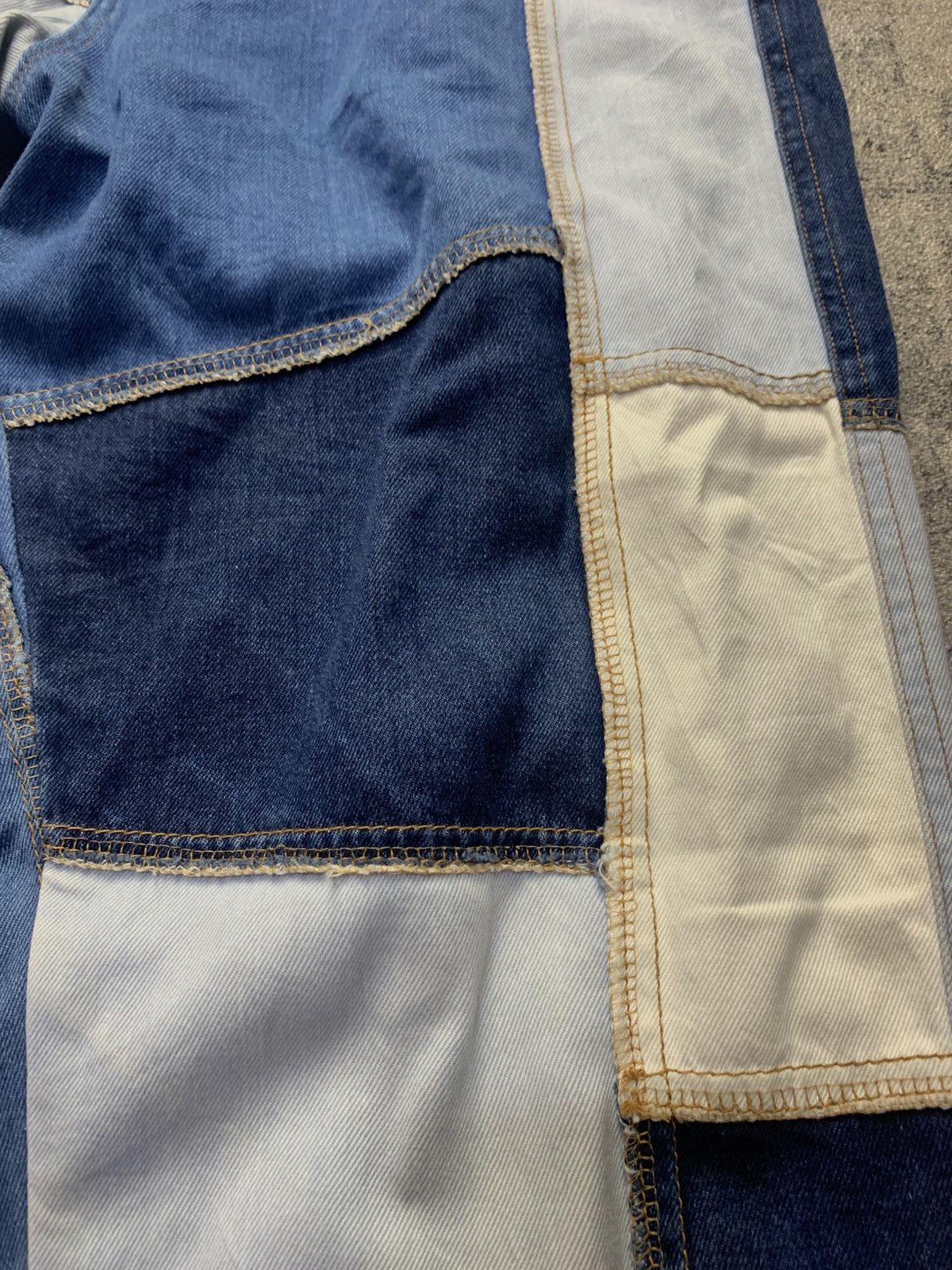 Jean Paul Gaultier 🐍 Archive Jean Paul Gaultier Patchwork Jeans Size US 31 - 4 Thumbnail