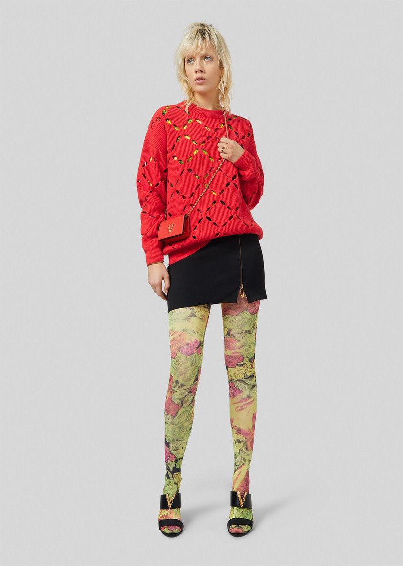 Versace o1y0226 Sweater in Red Size XS / US 0-2 / IT 36-38 - 5 Thumbnail