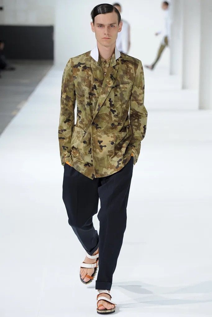Dries Van Noten SS13 Dries Van Noten Camoaflage Blazer Size US M / EU 48-50 / 2 - 1 Thumbnail
