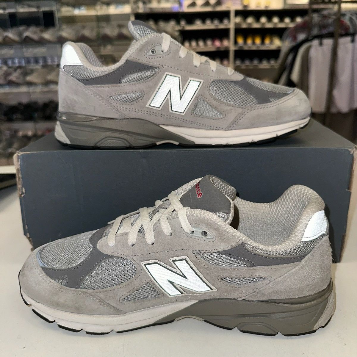 New Balance Size 7 - New Balance 990 V3 "Grey" - GC990GY3 Size US 7 / EU 40 - 2 Thumbnail
