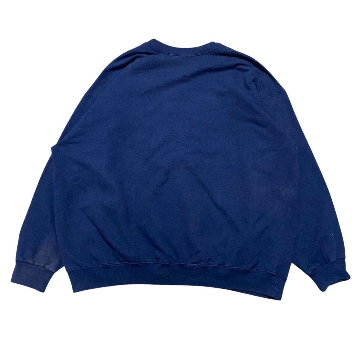 Vintage Vintage 90s Nike Sweatshirt Boxy Navy Blue Size US L / EU 52-54 / 3 - 2 Thumbnail