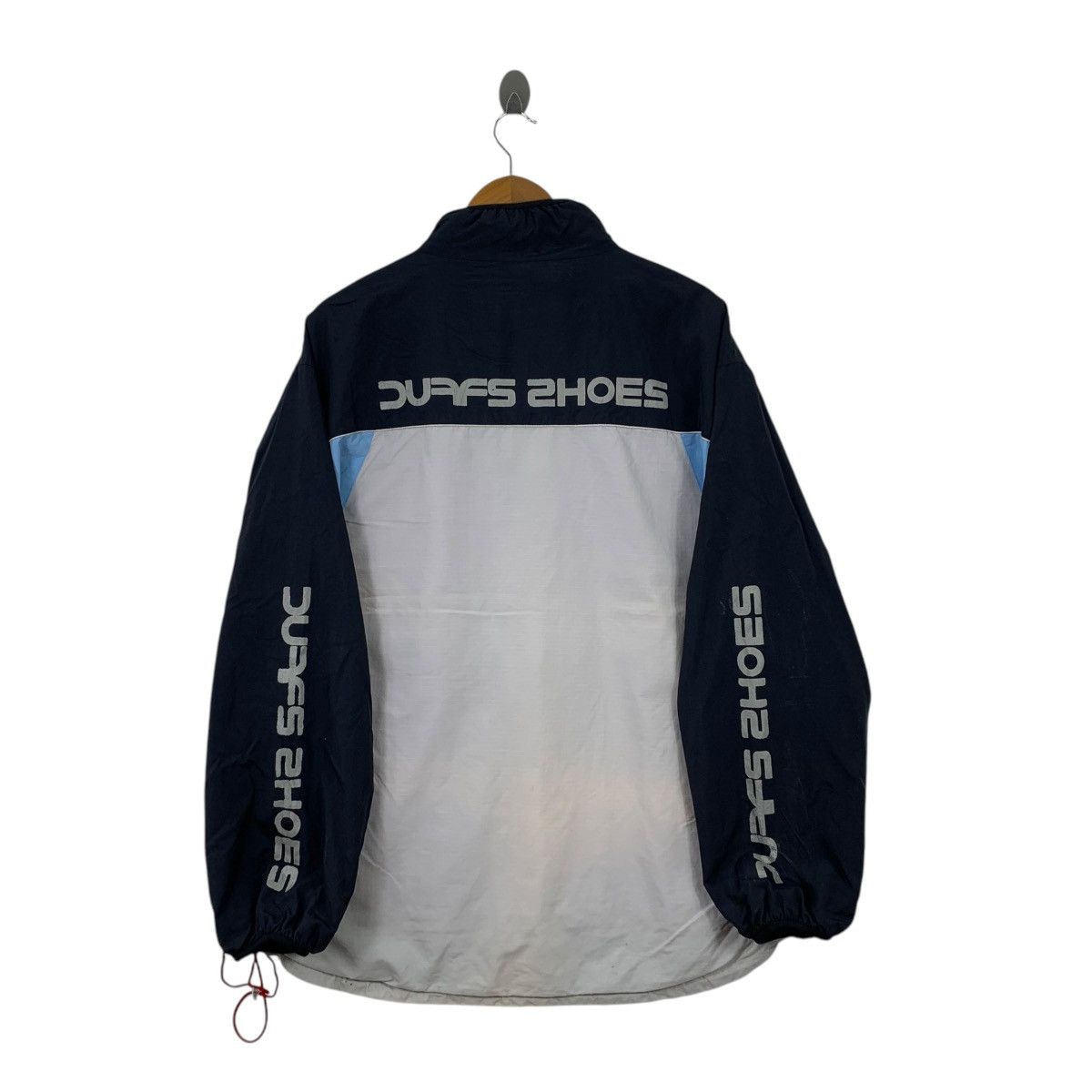 Vintage DUFFS Shoes Streetwear Skateboard Big Logo Spellout Jacket Size US XL / EU 56 / 4 - 2 Thumbnail
