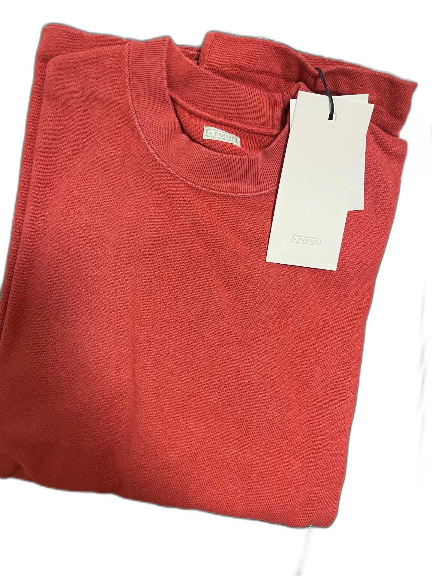 A.PRESSE A.PRESSE VINTAGE L/S T-SHIRT Size US M / EU 48-50 / 2 - 1 Thumbnail
