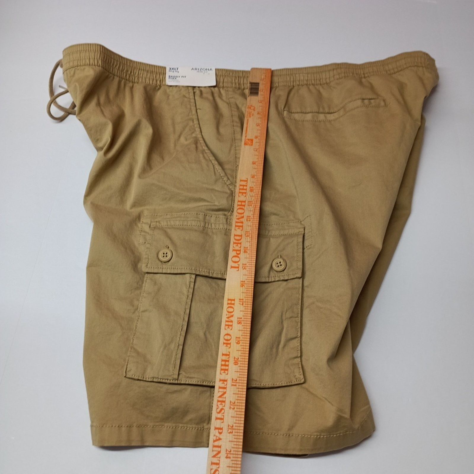 Arizona Jean Co. Arizona Baggy Fit Flex Cargo Shorts Men's Size 3XLT Khaki Size US 44 / EU 60 - 6 Thumbnail