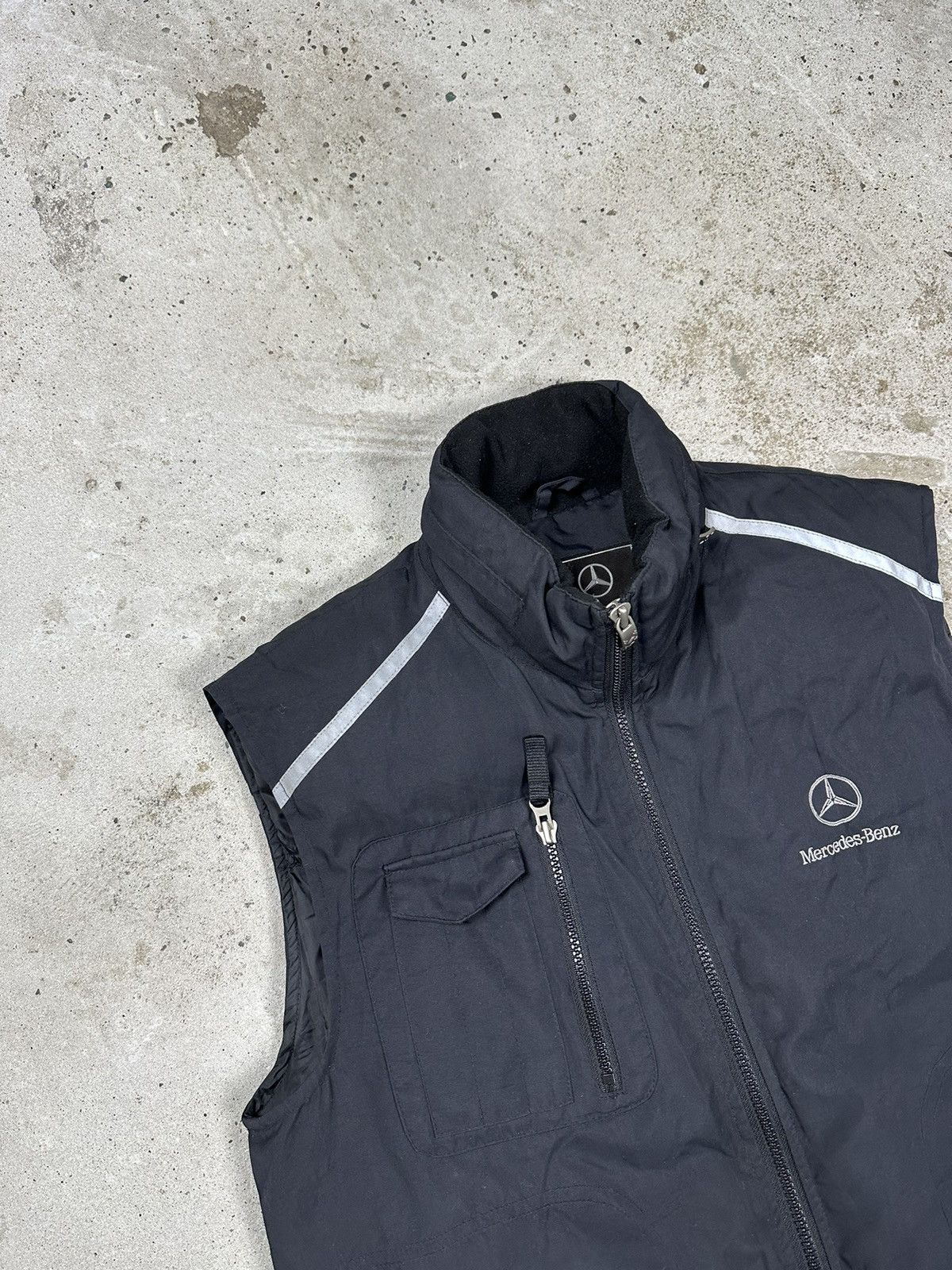 Mercedes-Benz × Vintage Vintage Y2K Mercedes Benz Black Vest Utility Size US M / EU 48-50 / 2 - 6 Thumbnail