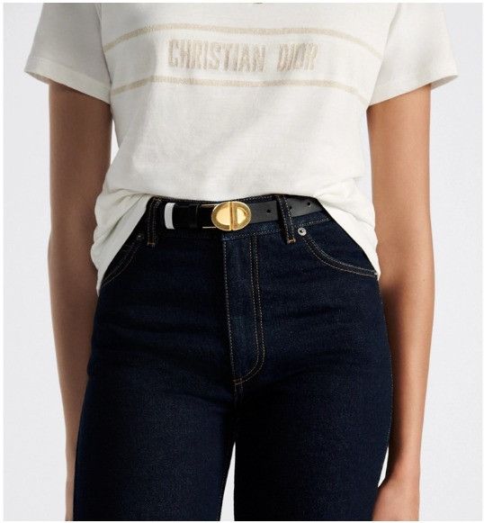 Dior o1w1db11024 Size: OS / Reversible Belt in Black Size ONE SIZE - 6 Thumbnail