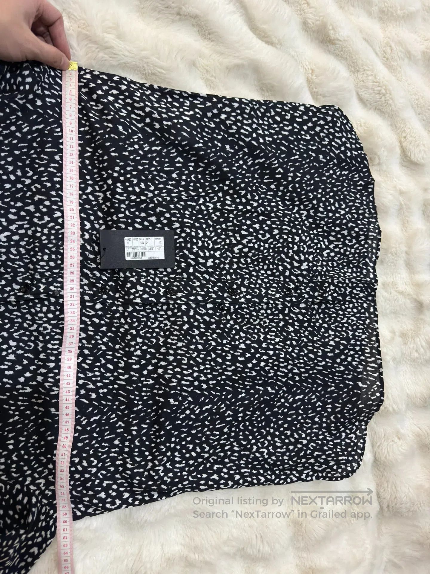 Saint Laurent Paris Saint Laurent Paris Original Leopard Print Men's Shirt| Size US XS / EU 42 / 0 - 8 Thumbnail