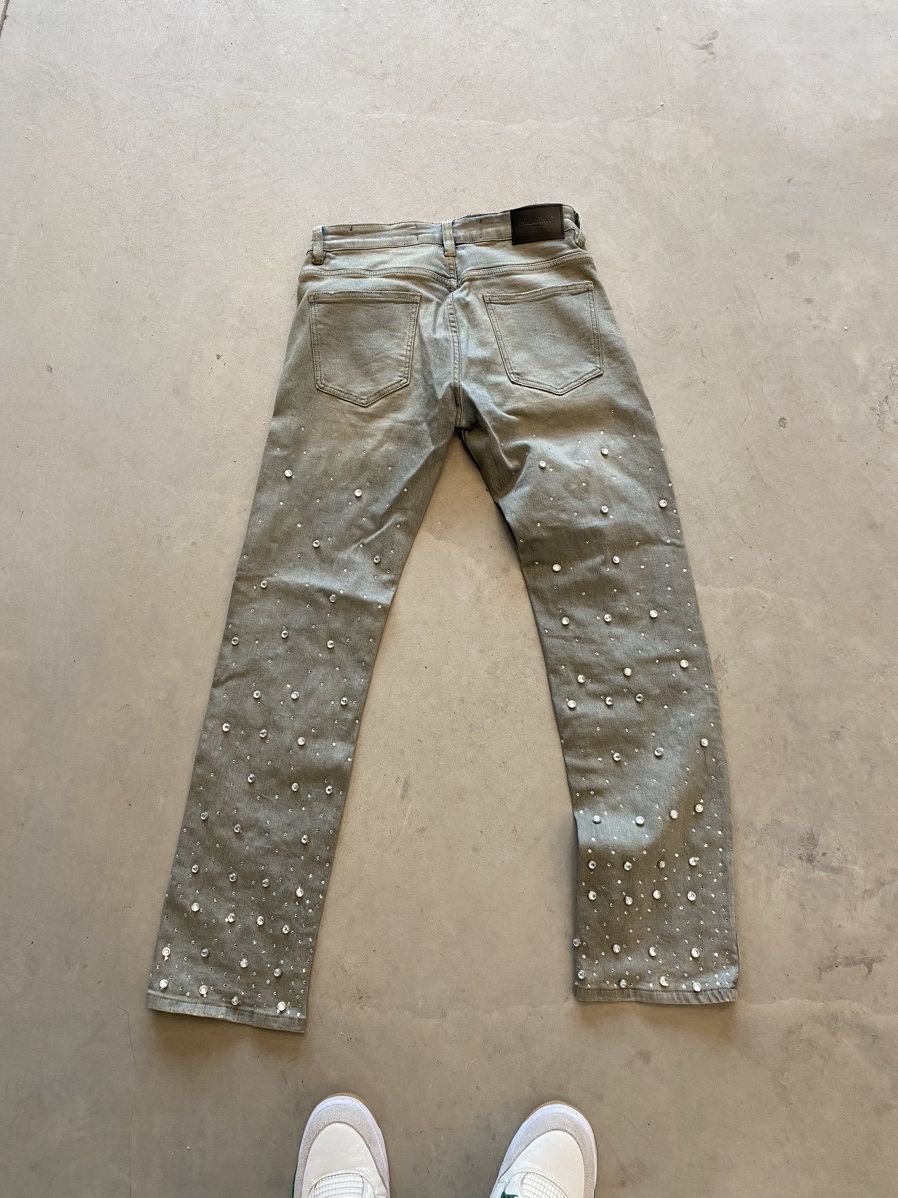 Valabasas Valabasas Rhinestone Denim Blue Size US 30 / EU 46 - 2 Thumbnail