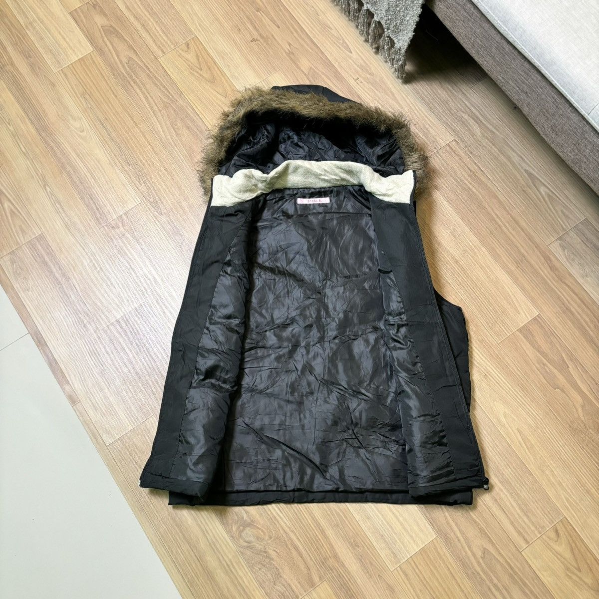 Hysteric Glamour × If Six Was Nine × Le Grande Bleu (L.G.B.) Stage Fur vest down puffer IfSixWasNine LGB Style Size US L / EU 52-54 / 3 - 3 Thumbnail