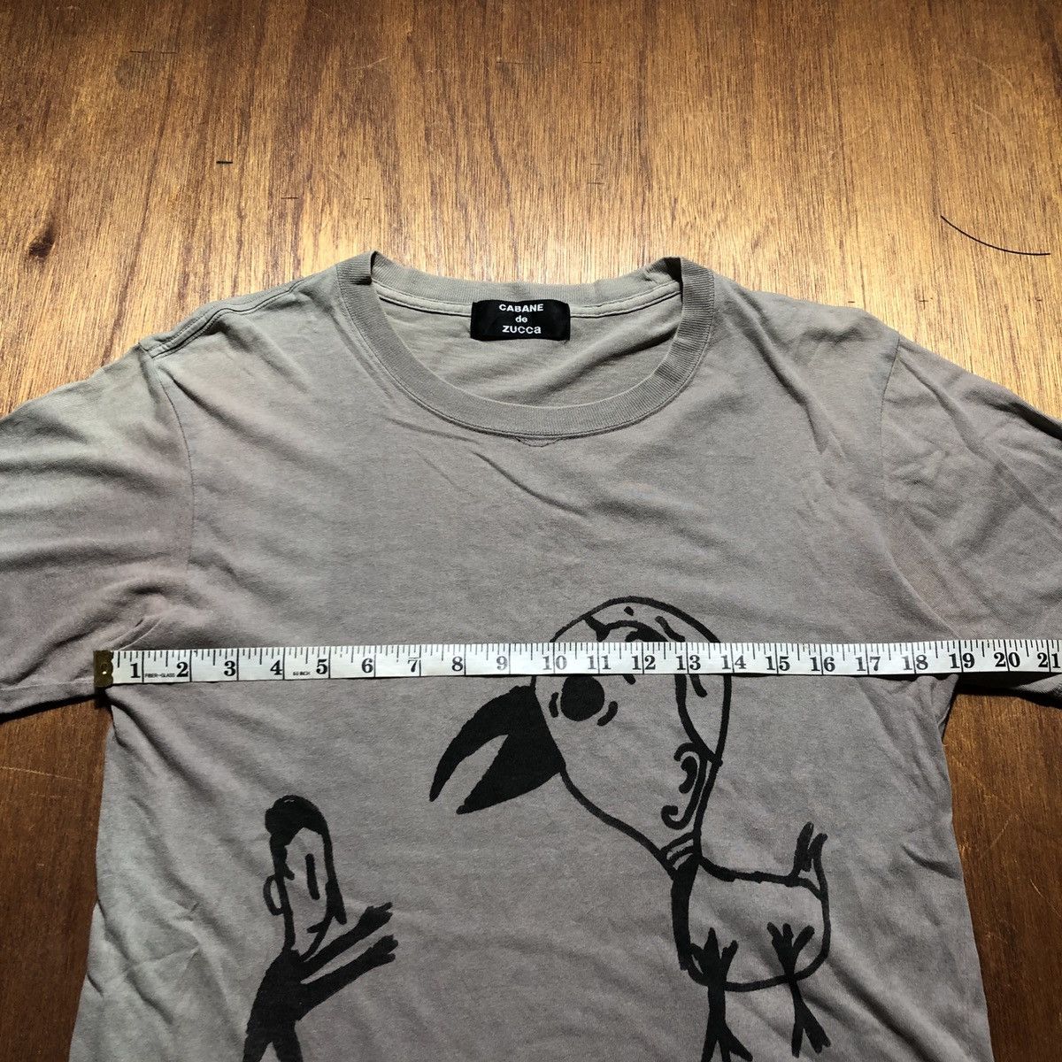 CABANE de ZUCCa × Issey Miyake × Japanese Brand Cabane de Zucca T-Shirt by Adrein Genty Size US S / EU 44-46 / 1 - 7 Thumbnail