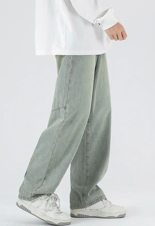 Japanese Brand Harada x Hara Casual washed distressed loose straight jeans Size US 32 / EU 48 - 7 Thumbnail