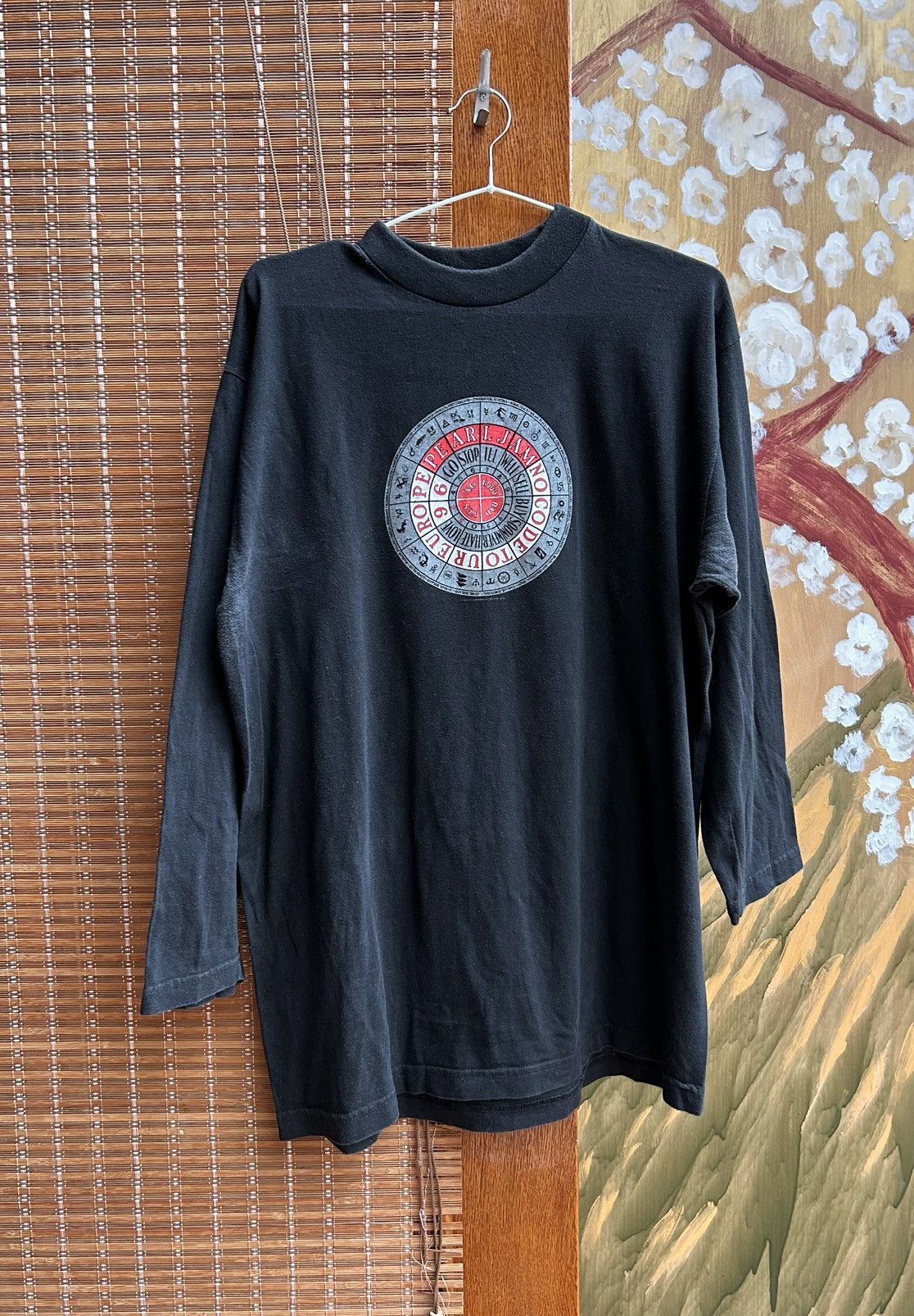 Band Tees Vintage 1996 Pearl Jam No Code European Tour Long Sleeve Tee Size US M / EU 48-50 / 2 - 1 Thumbnail