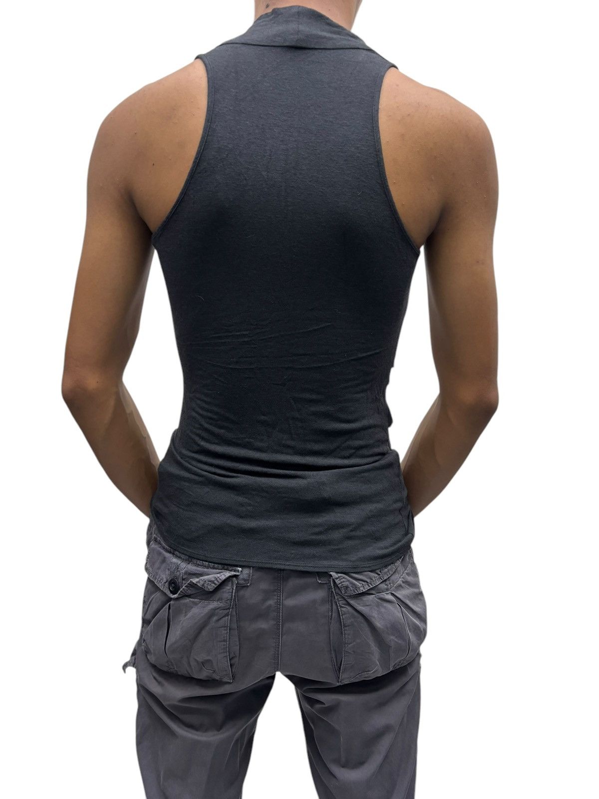 Helmut Lang HELMUT LANG WRINKLE SHIRT SLEEVELESS Size US S / EU 44-46 / 1 - 5 Thumbnail