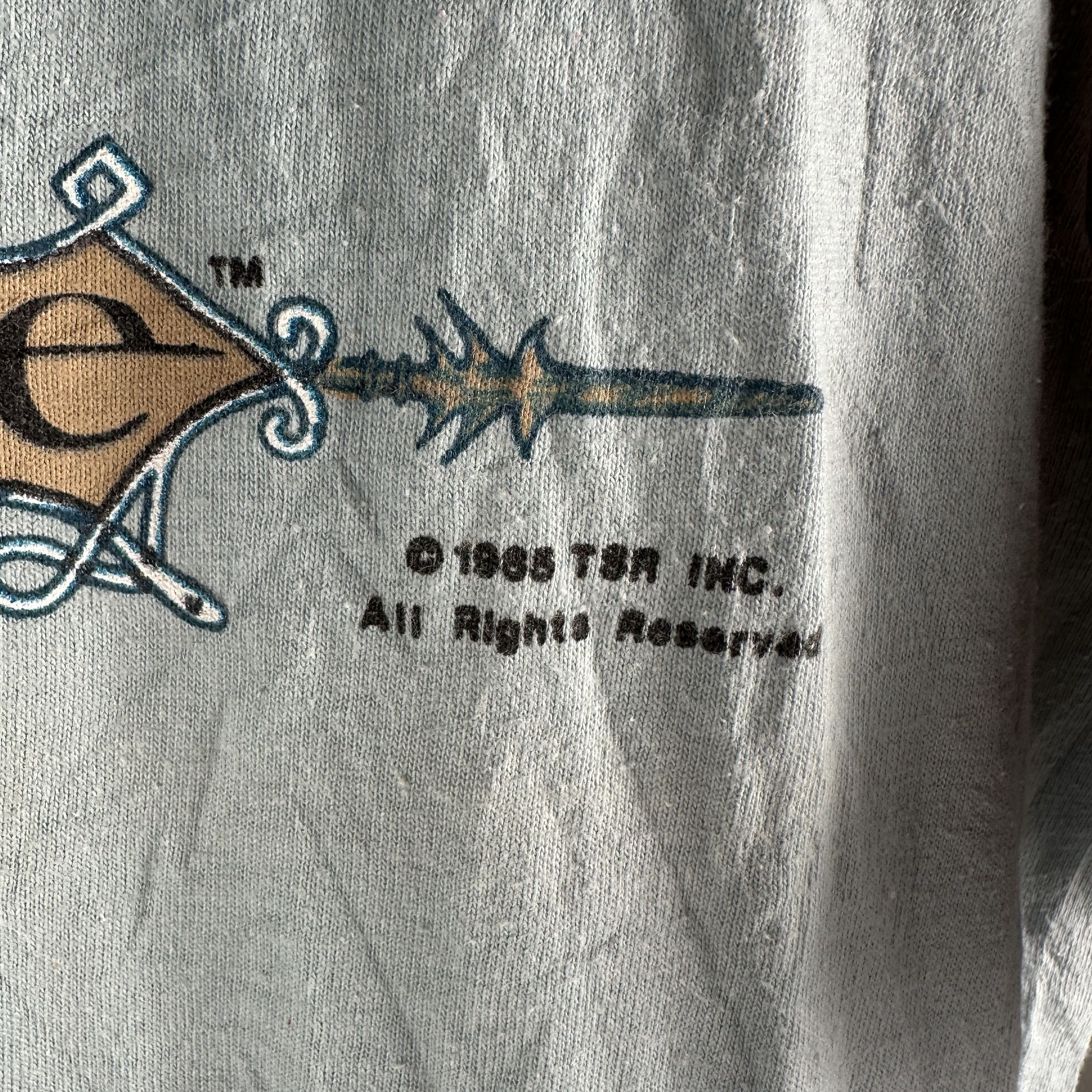 Vintage Vintage 80s DragonLance Adventure Fantasy Book T-Shirt Size US L / EU 52-54 / 3 - 3 Thumbnail