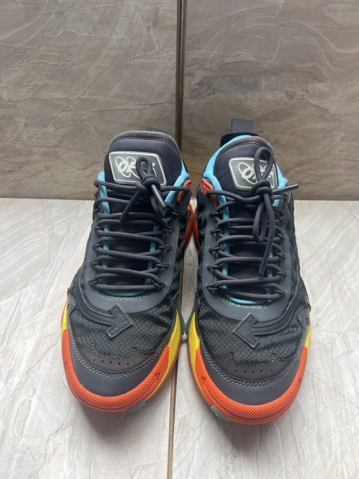 Off-White Off White ODSY 2000 Black Yellow Orange Size US 9 / EU 42 - 5 Thumbnail