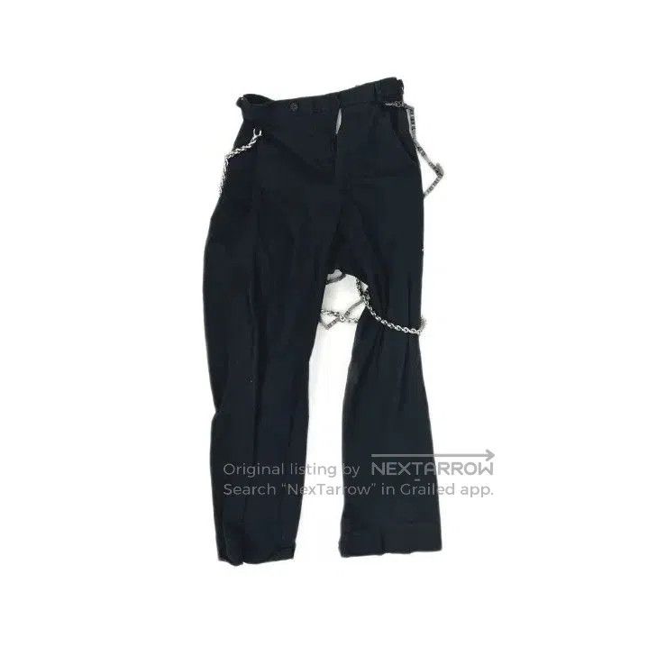Balenciaga Balenciaga Black Rhinestone Detail Casual Pants. Size US 26 / EU 42 - 2 Thumbnail
