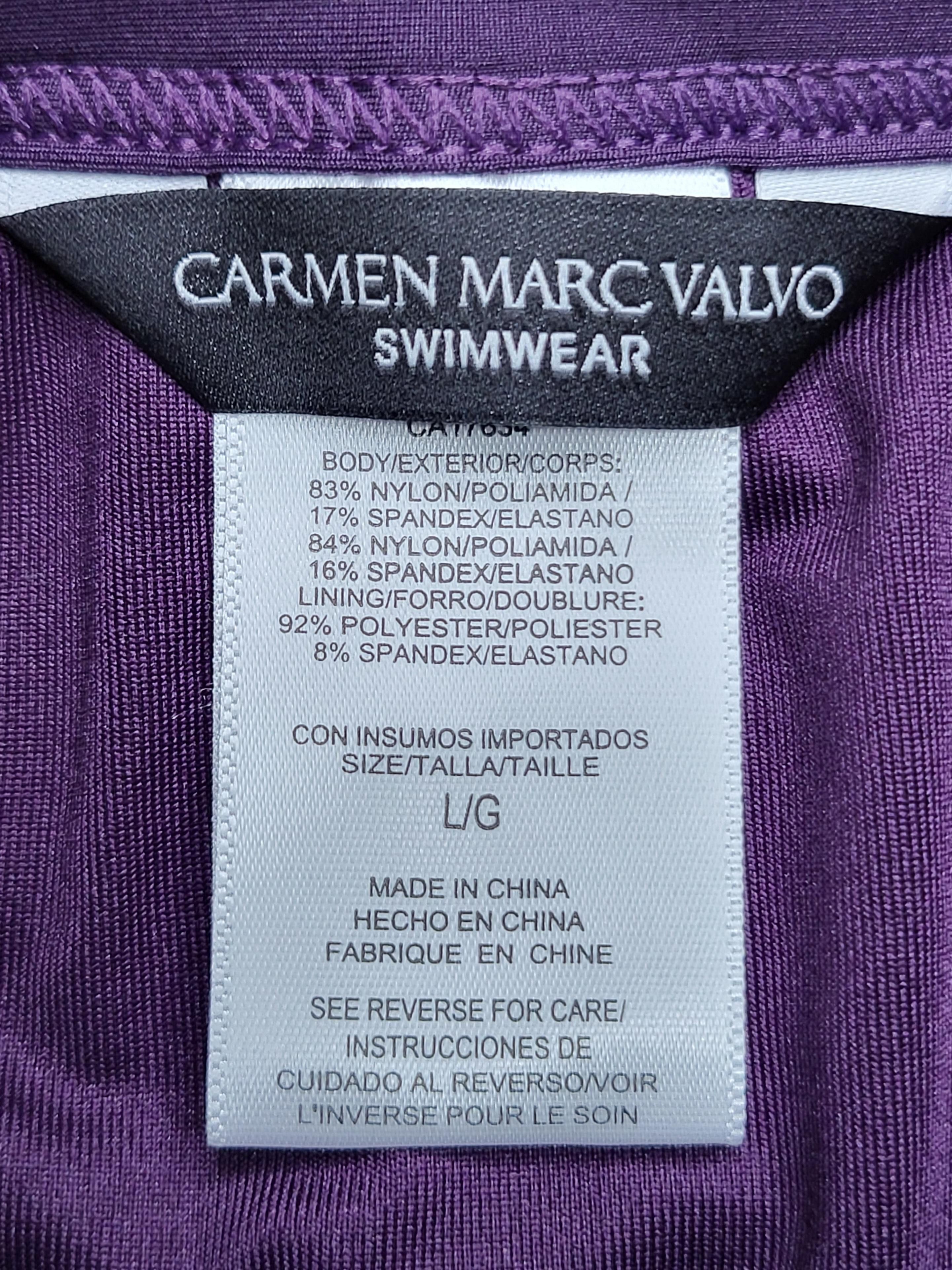 Other NWT Carmen Marc Valvo Strappy Passion Fruit Bikini Bottom LG Size ONE SIZE - 6 Thumbnail