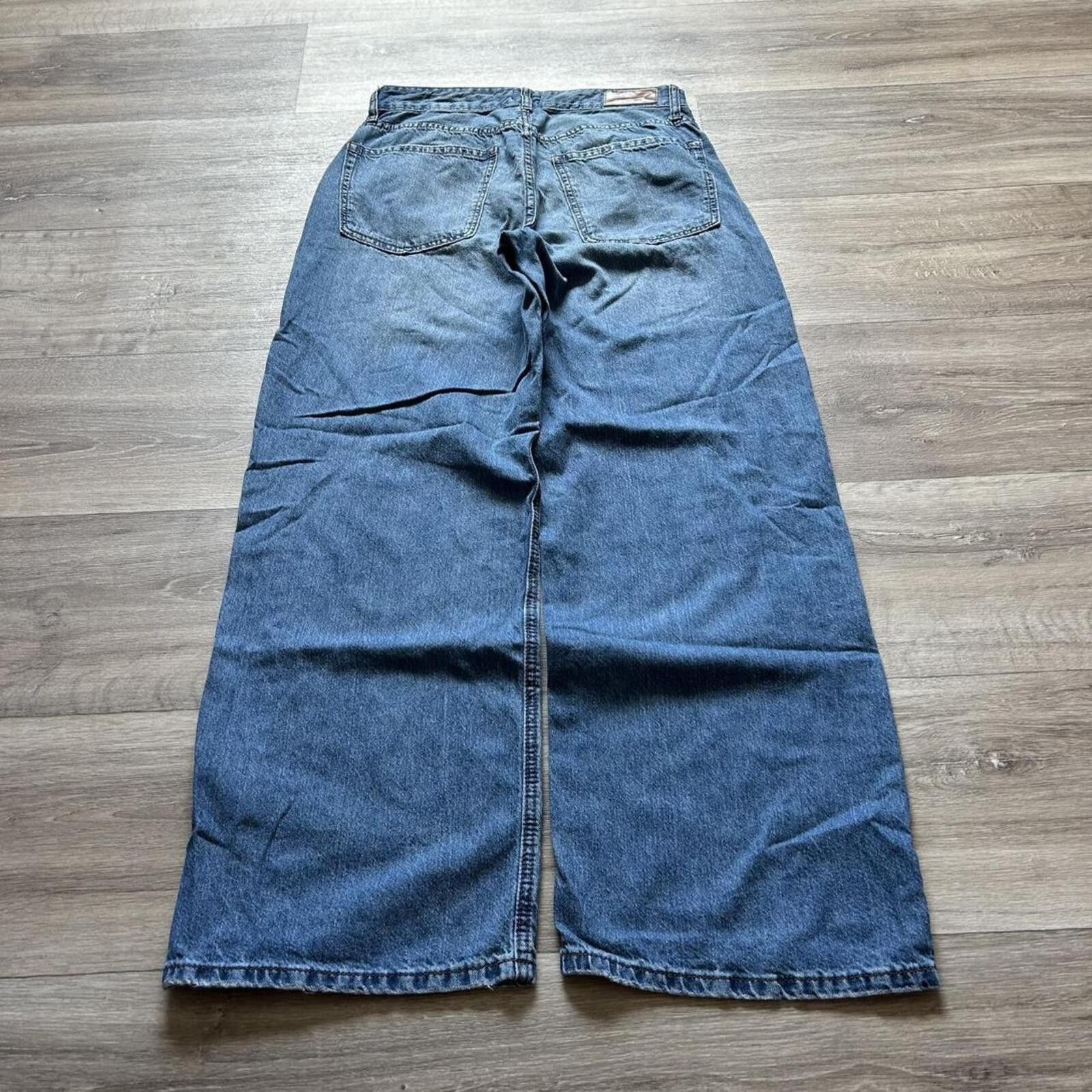 Other Sick Vintage y2k Baggy Denim Jeans size 9/29 Wide Leg Pants Size 32" / US 10 / IT 46 - 1 Thumbnail