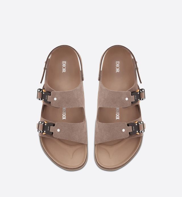 Dior Dior x Birkenstock Nubuck Milano Sandals Size US 13 / EU 46 - 2 Thumbnail