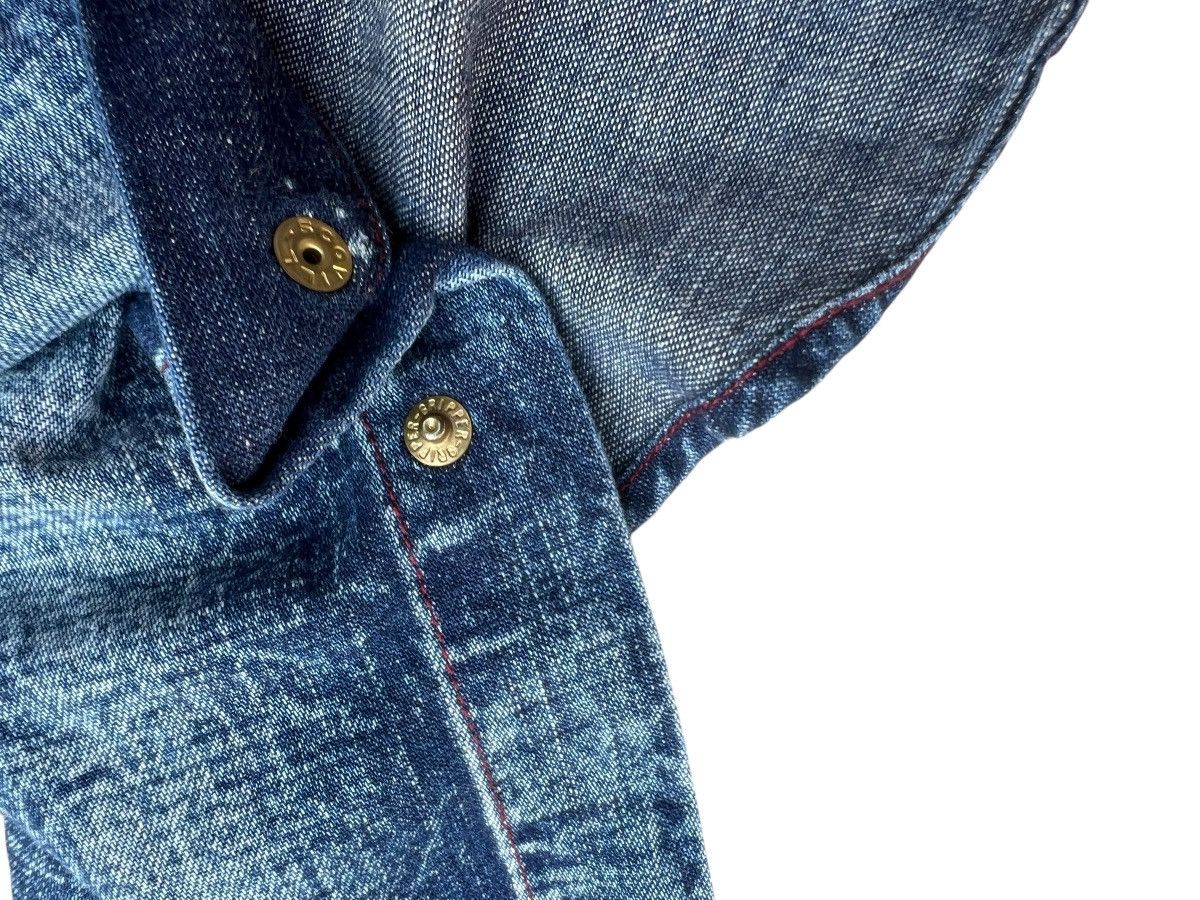 Levi's 2001 Levi’s Red Tab Slim Denim Western Shirt Snap Button Size US L / EU 52-54 / 3 - 13 Thumbnail