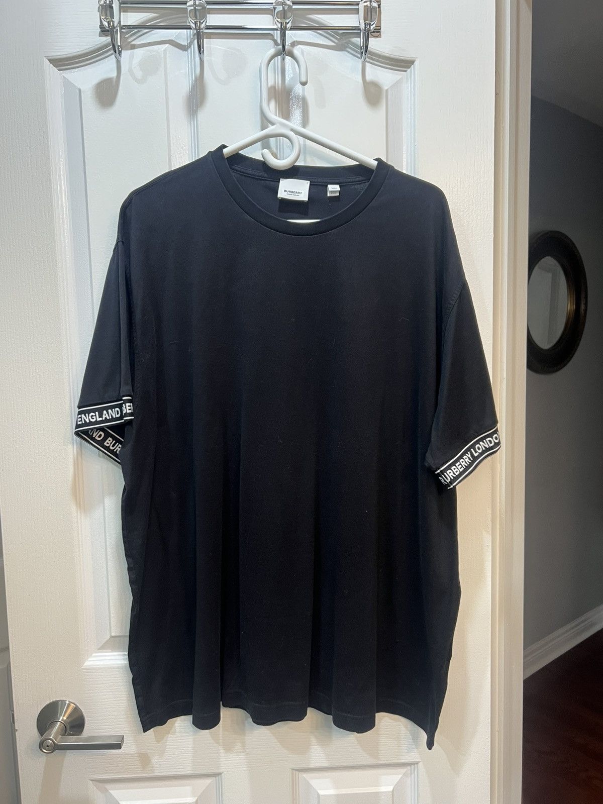 Burberry Burberry Basic T-Shirt with Logo on Sleeves Size US XXL / EU 58 / 5 - 1 Thumbnail