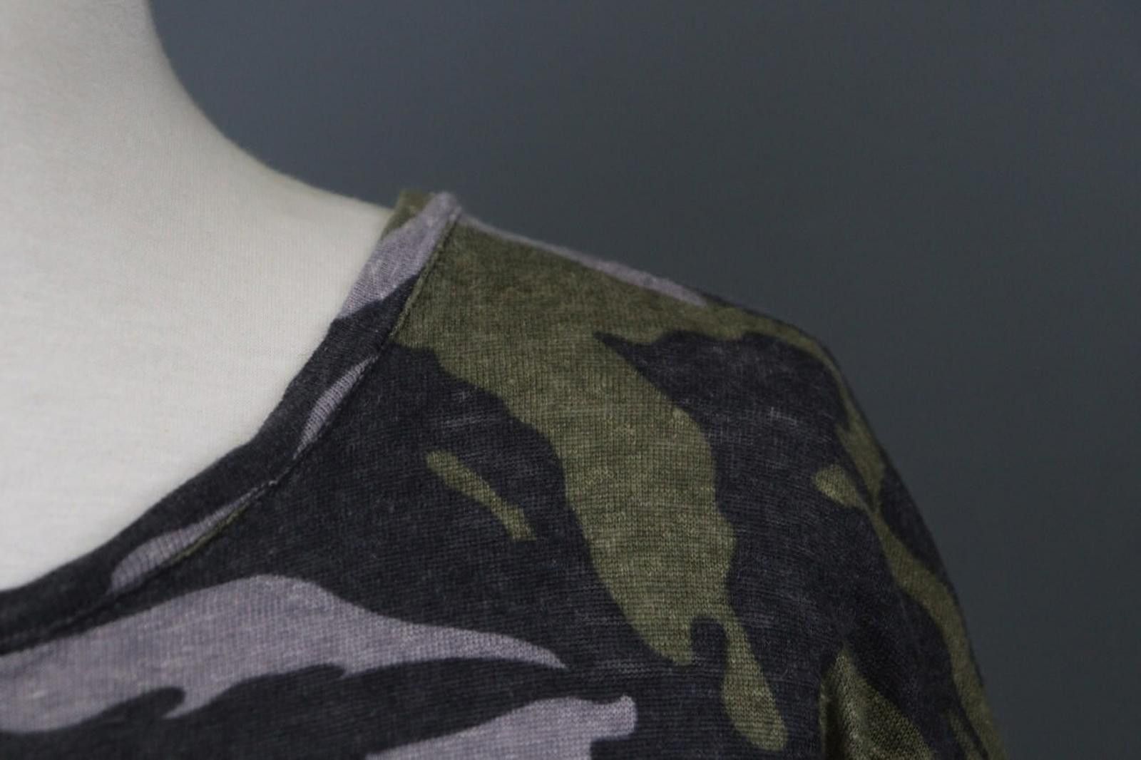 Zadig & Voltaire Zadig & Voltaire Multicolor Camo Linen Blouse Top Size XL Size XL / US 12-14 / IT 48-50 - 6 Thumbnail