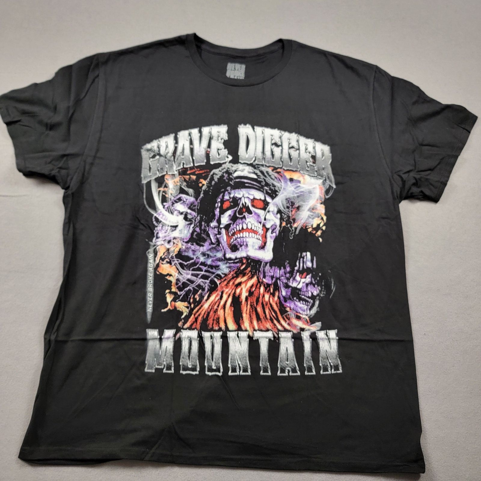 NBA Young Boy Never Broke Again Grave Digger Tshirt Black Sz XL Size US XL / EU 56 / 4 - 1 Thumbnail