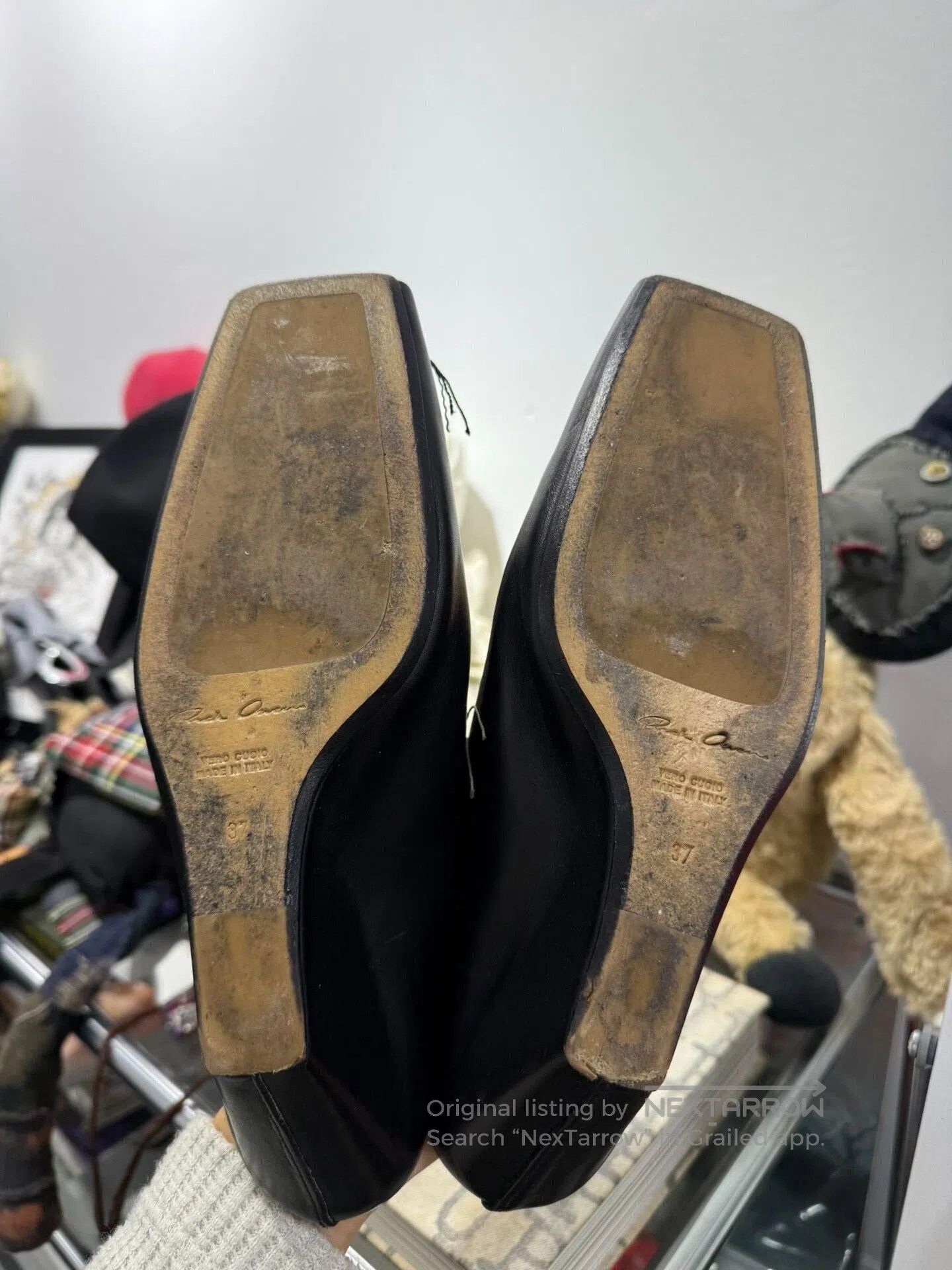 Rick Owens Rick Owens Studded Slide Sandals. Size US 6 / EU 39 - 7 Thumbnail