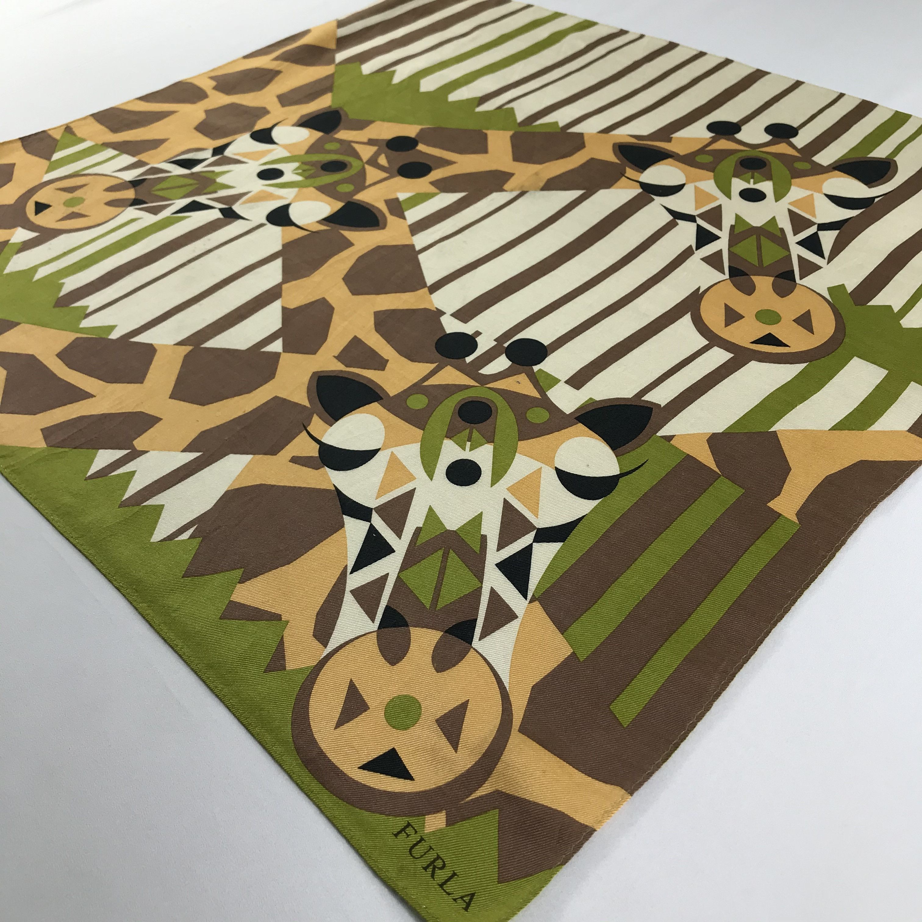Furla Vintage Furla Silk Scarf Size ONE SIZE - 3 Thumbnail