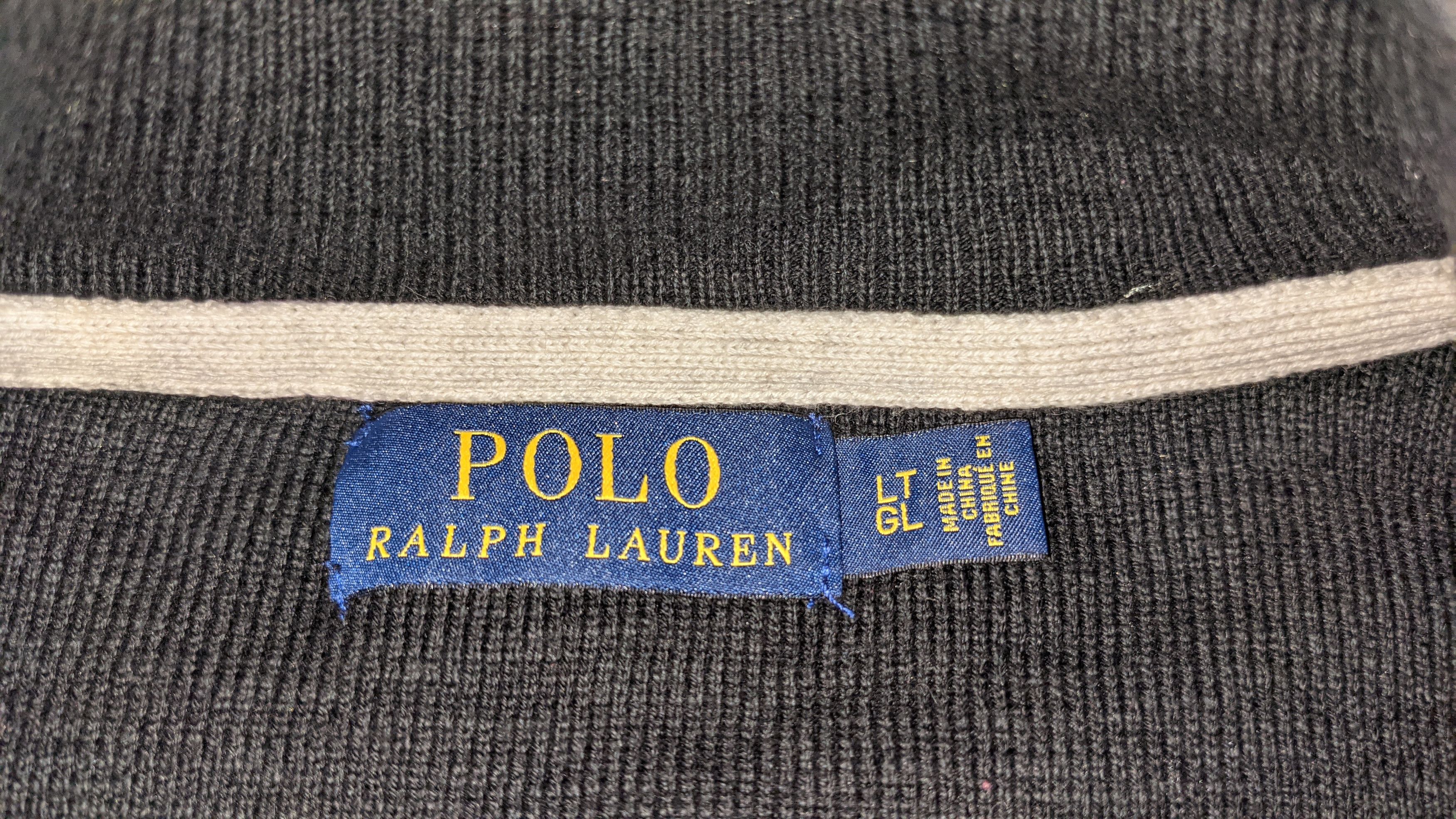 Polo Ralph Lauren Polo Ralph Lauren Script Half Zip Sweater LARGE TALL Size US L / EU 52-54 / 3 - 2 Thumbnail