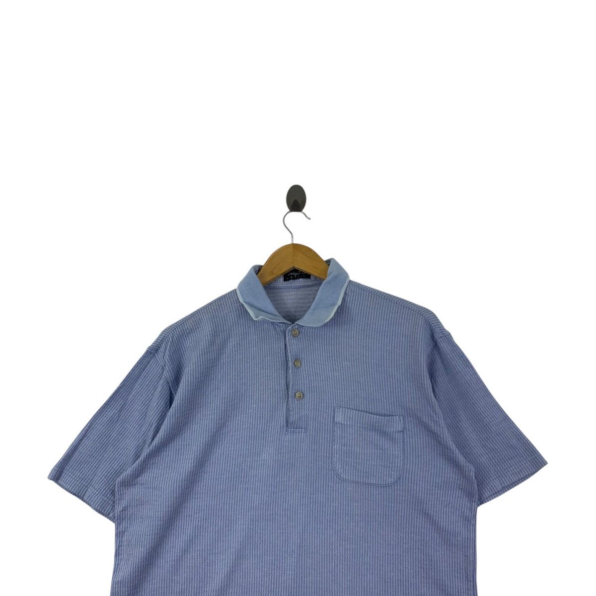 Esquire Vintage ESQUIRE NEW YORK Herringbone Pocket Polo Size US XL / EU 56 / 4 - 2 Thumbnail