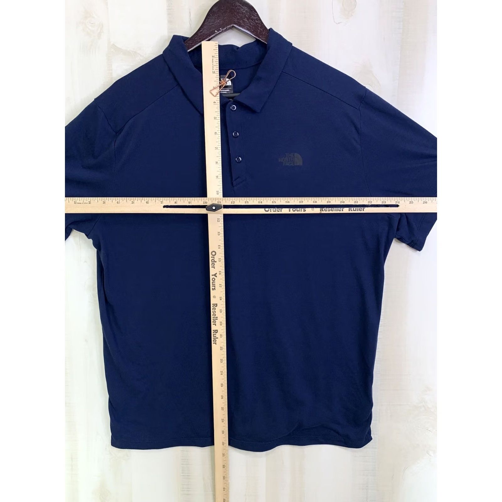 The North Face The North Face Polo Shirt Navy Blue Mens XL Flash Dry Button Collared Short Sleeve Logo Image: 11395 Size US XL / EU 56 / 4 - 5 Thumbnail