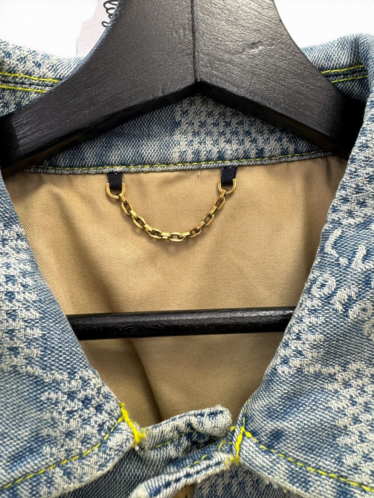 Louis Vuitton Louis Vuitton Blue Damier Jacket Size US M / EU 48-50 / 2 - 2 Thumbnail