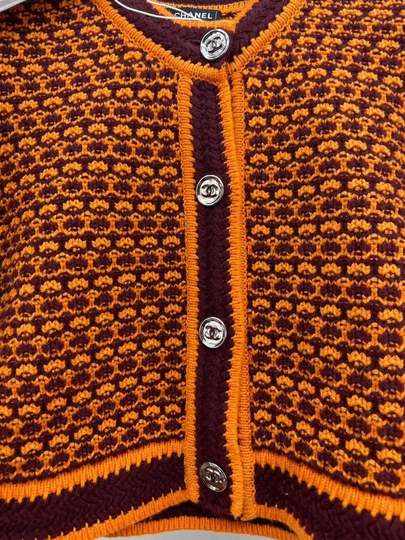 Chanel Chanel 23A Handmade Workshop Series Knitted jacquard Cashme Size XXS / US 00 / IT 34 - 3 Thumbnail