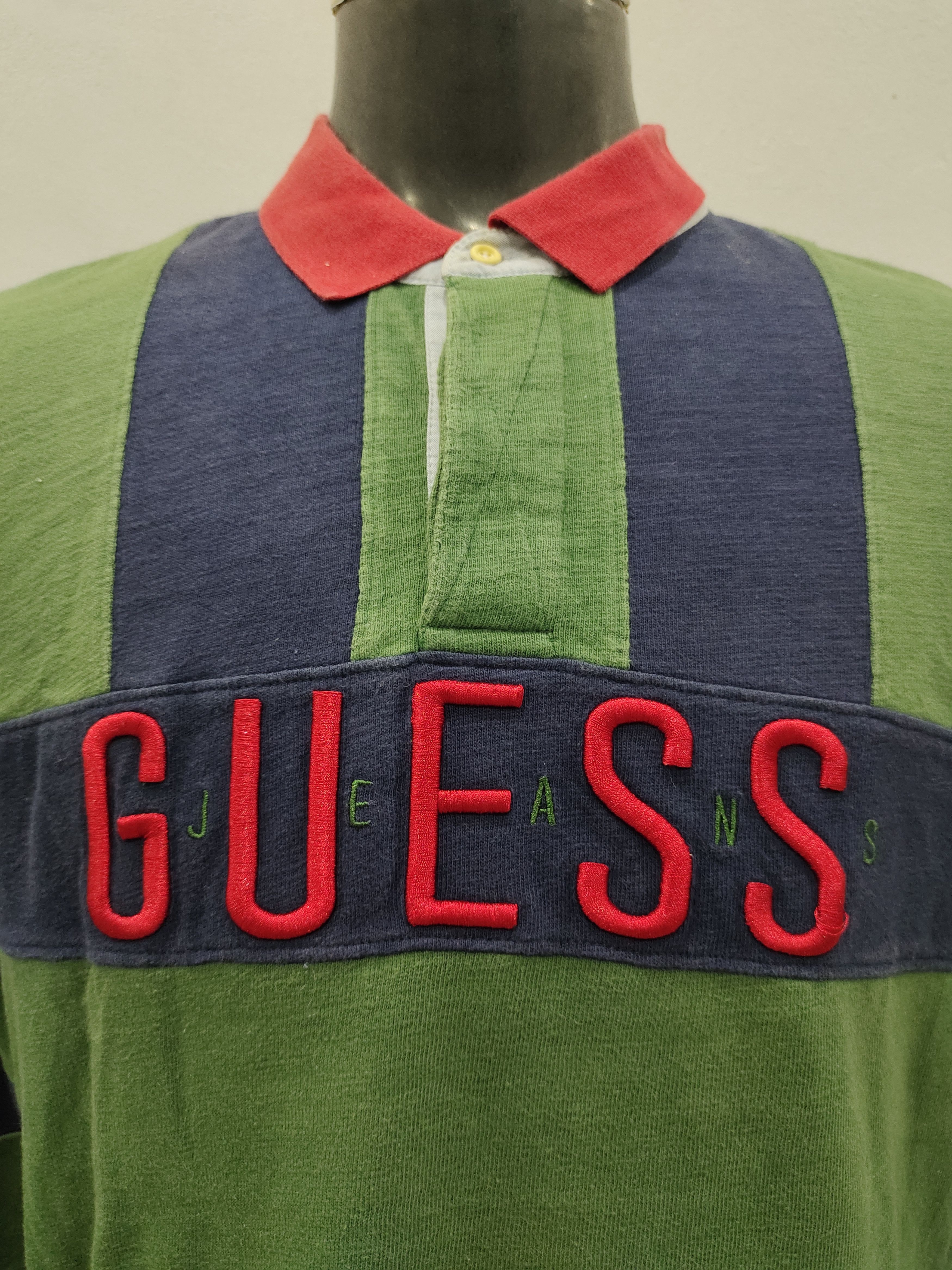 Guess Vintage Guess Jeans Polo Size US L / EU 52-54 / 3 - 3 Thumbnail