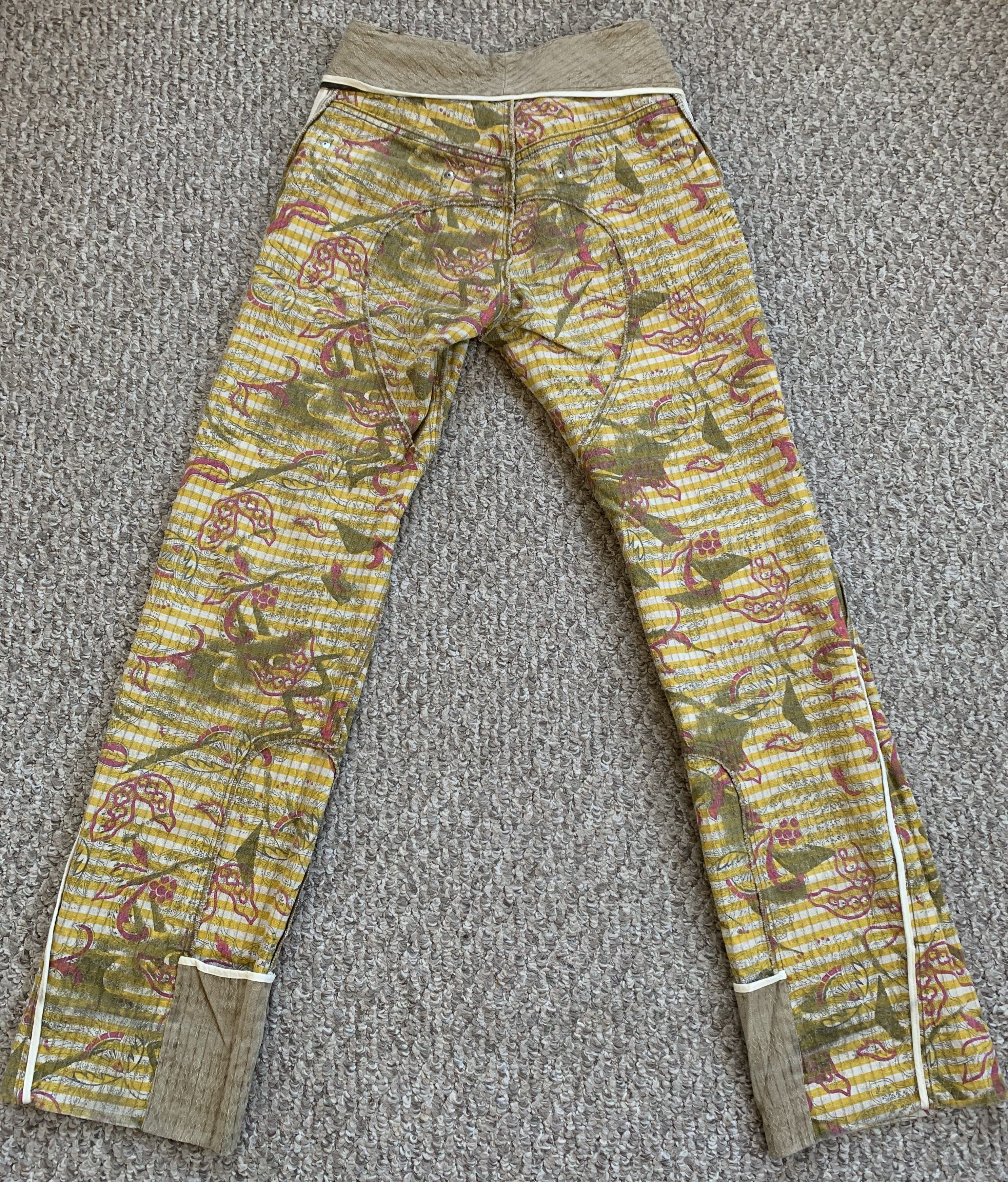 Vivienne Westwood Vivienne Westwood Man Textured Floral Print Cargo Pants Size US 30 / EU 46 - 7 Thumbnail