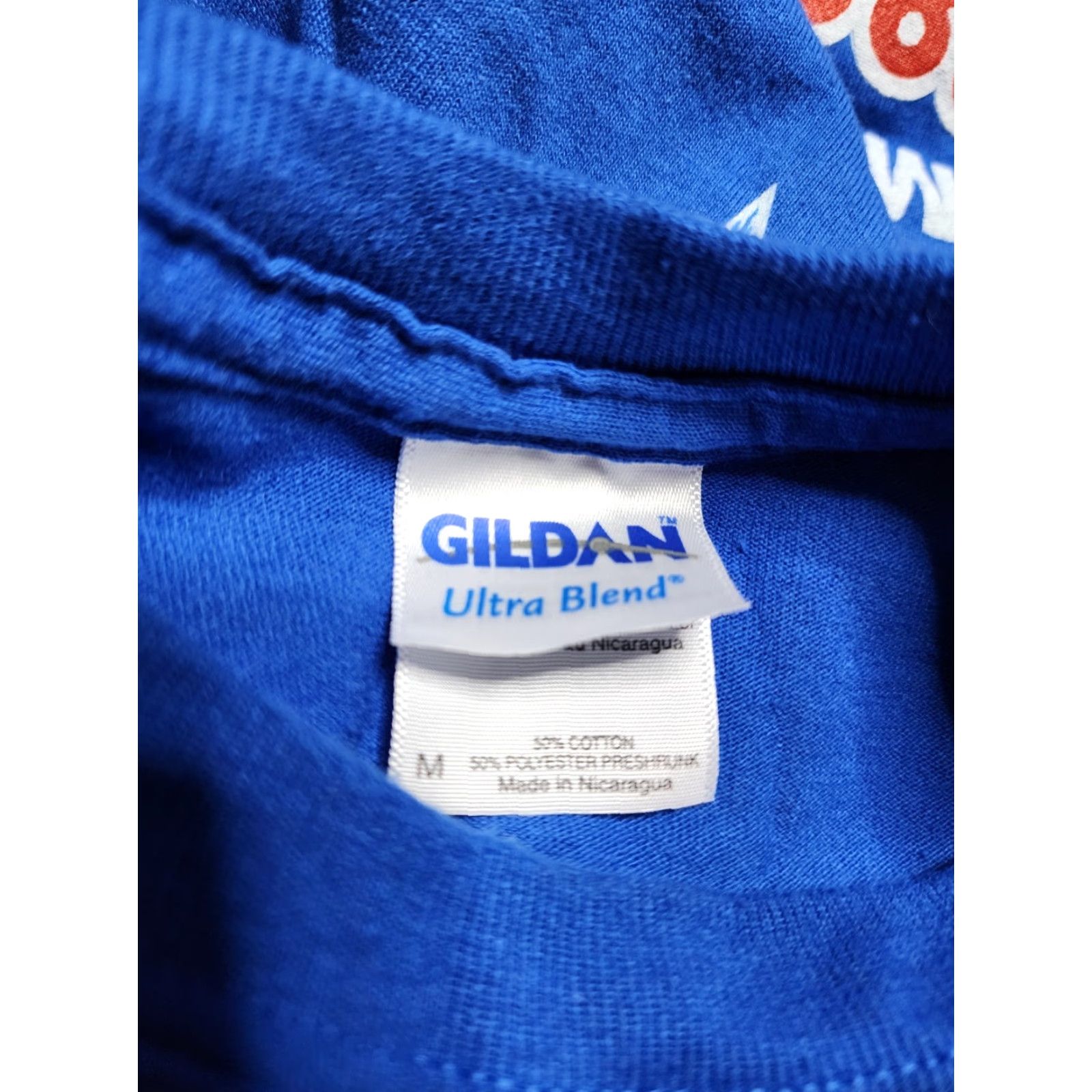 Gildan Vintage Gildan Men’s M T-Shirt Seafood Crab Marine Cartoon Double-Sided Blue Size US M / EU 48-50 / 2 - 4 Thumbnail