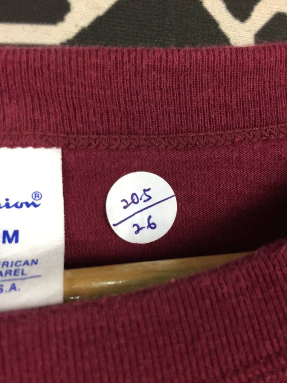 Champion × Vintage Champion Authentic American Athletic Apparel Pocket Tee Size US M / EU 48-50 / 2 - 11 Thumbnail