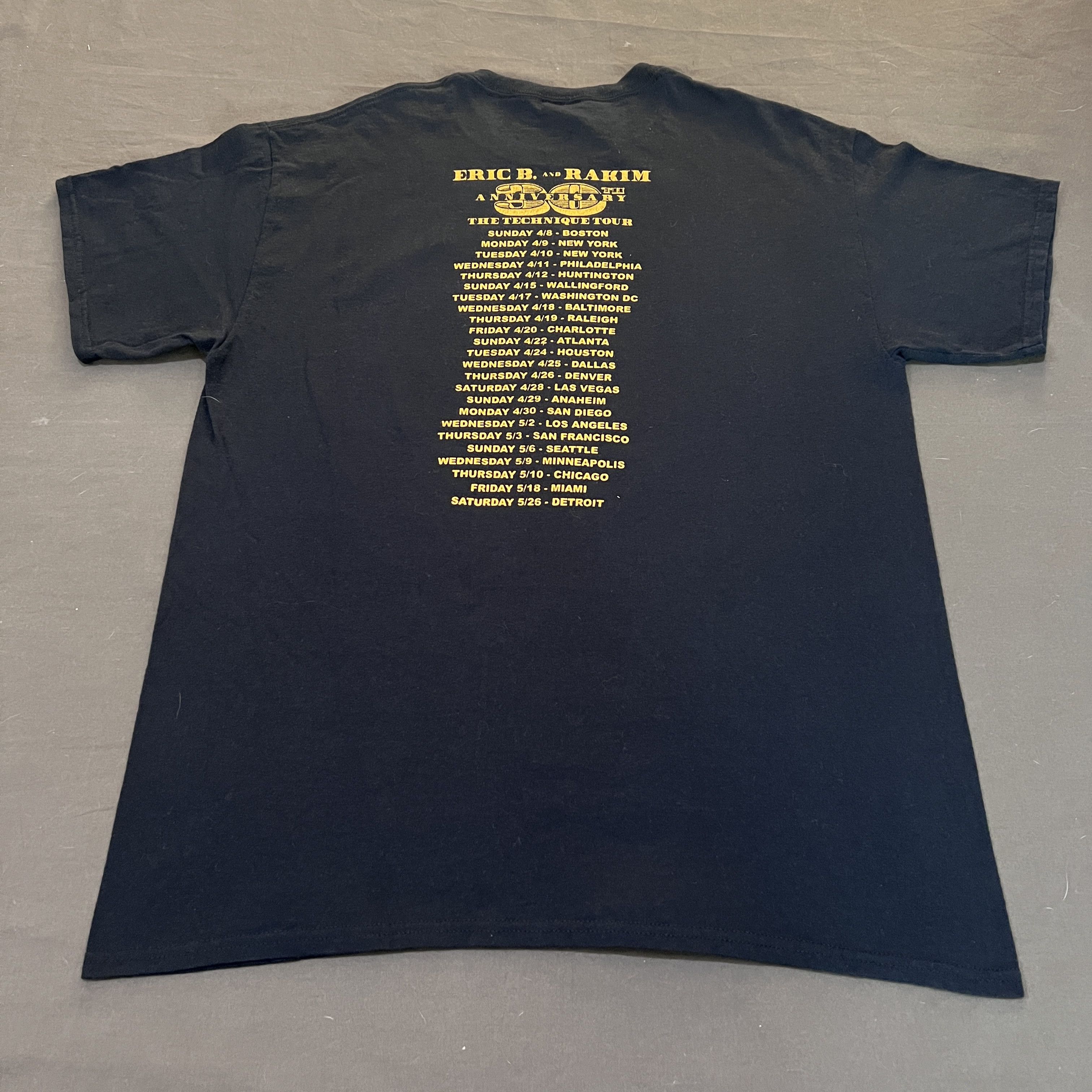 Band Tees × Rap Tees Eric B. & Rakim hip hop duo The Technique Tour Promo Tee Size US L / EU 52-54 / 3 - 4 Thumbnail