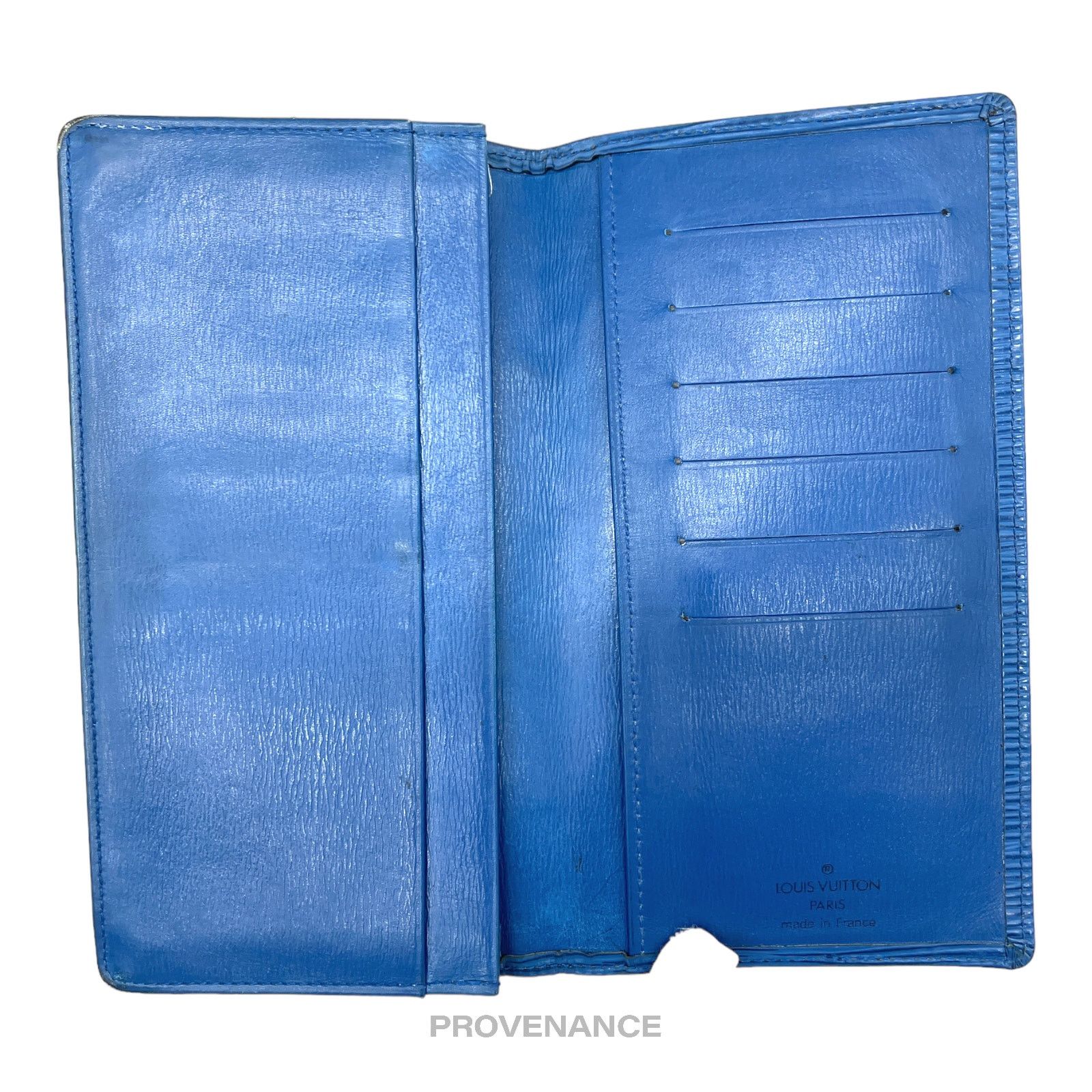 Louis Vuitton 🔴 Louis Vuitton Long Wallet - Toledo Blue Epi Leather Size ONE SIZE - 7 Thumbnail