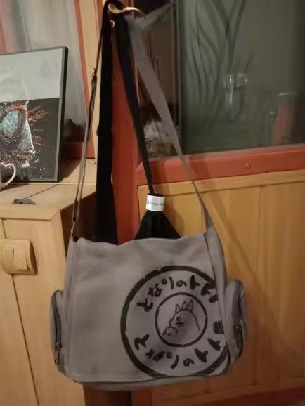 Japanese Brand Canvas Messenger Bag Tote Shoulder Handbag Size ONE SIZE - 2 Thumbnail