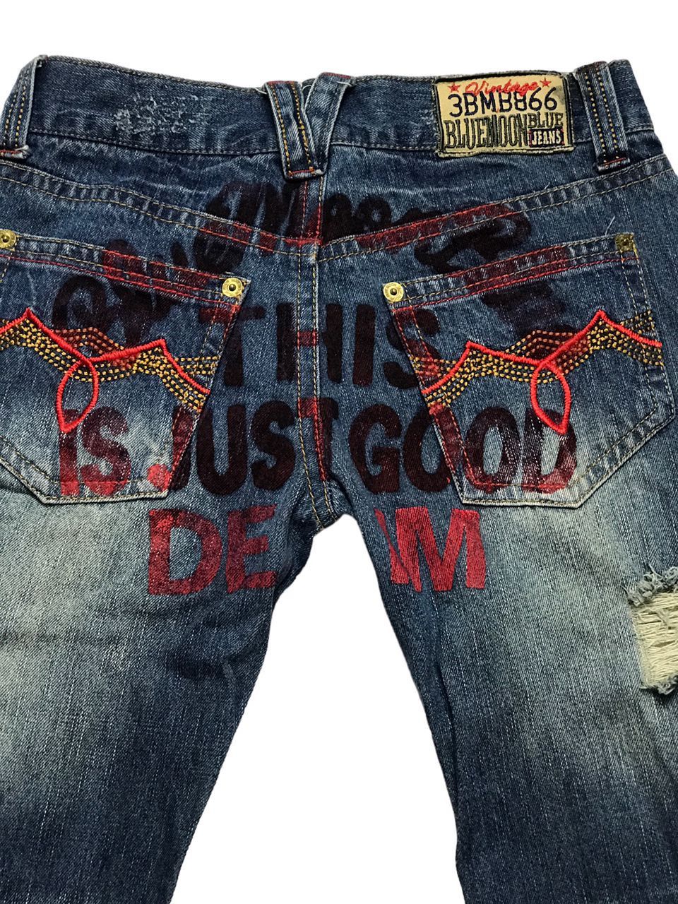 Hysteric Glamour Blue Moon Jeans Size US 32 / EU 48 - 4 Thumbnail