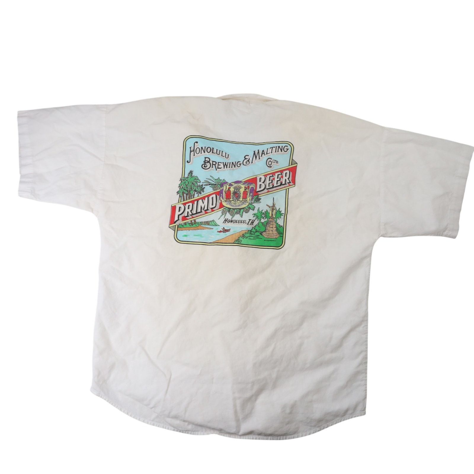 Vintage Vintage Primo Beer Hawaiian Button Up Shirt Size US L / EU 52-54 / 3 - 1 Thumbnail