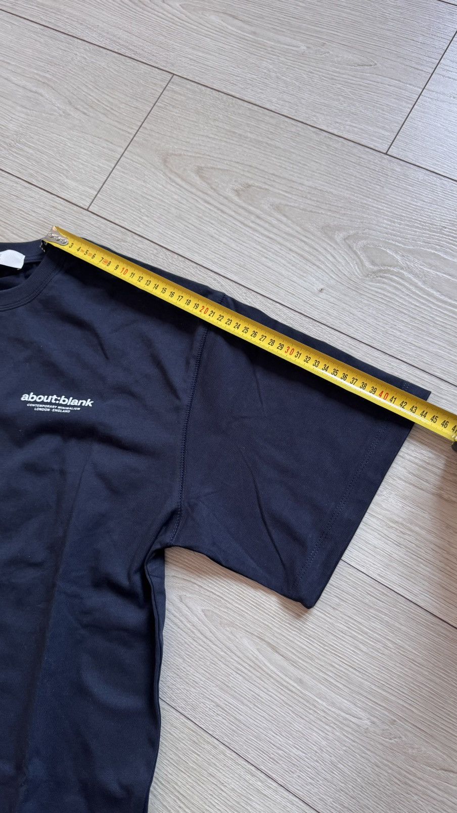 About:Blank About:Blank White Logo Tee | Minimal Form & Statement Design Size US L / EU 52-54 / 3 - 9 Thumbnail