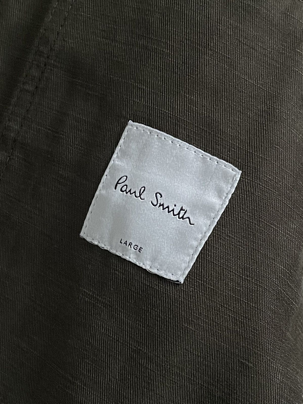 Paul Smith RRP655$ Paul Smith Olive Military Field Blazer Jacket Size US L / EU 52-54 / 3 - 6 Thumbnail