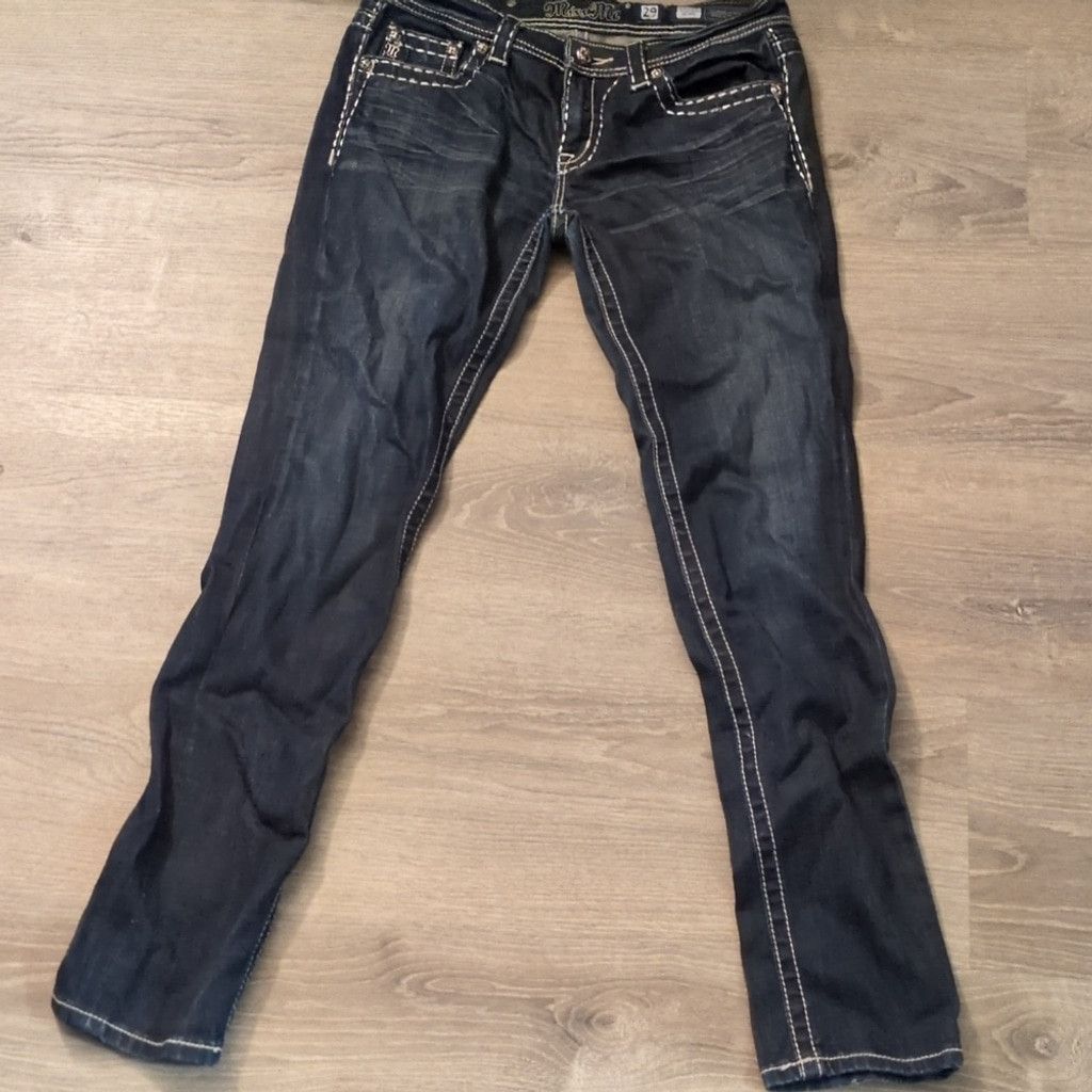 Miss Me Miss Me Stonewood Skinny Jeans Size 29 Size 29" - 1 Thumbnail