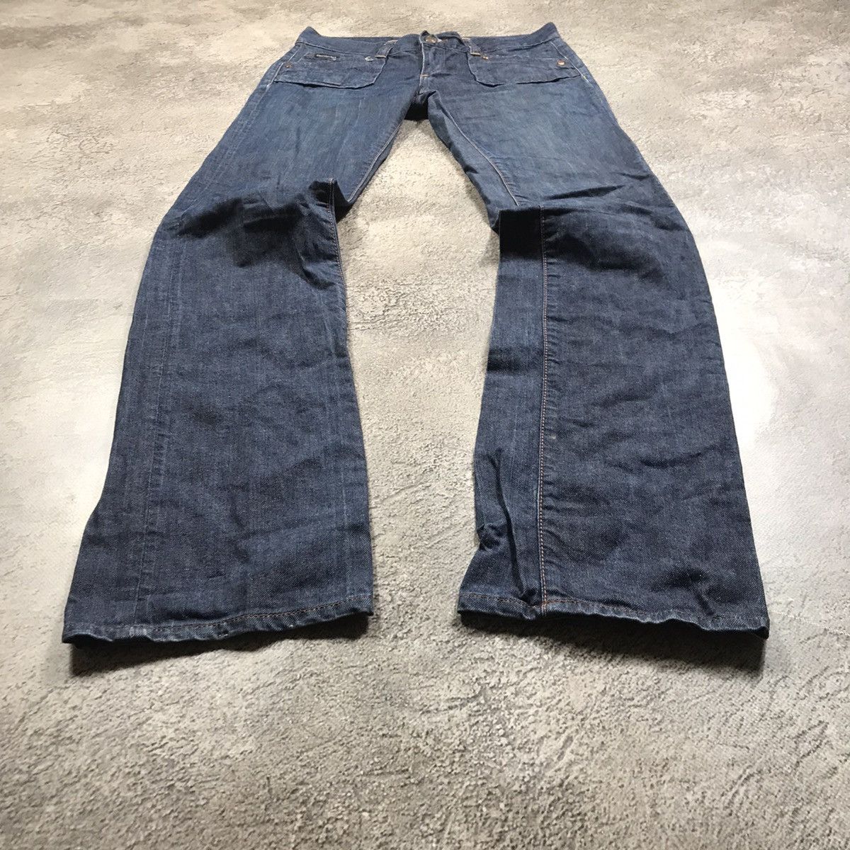 Vintage Vintage 90s Distressed Baggy Jeans Grunge Y2K Logo 26 Size 26" / US 2 / IT 38 - 1 Thumbnail