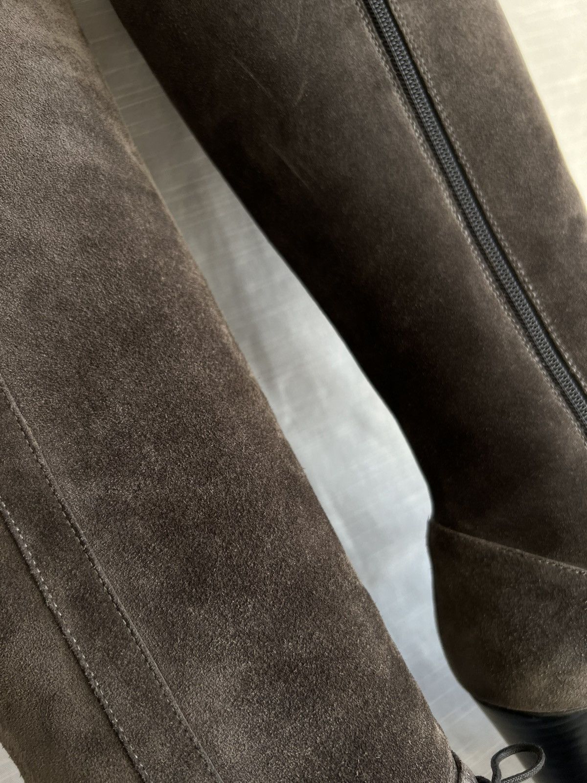 Moschino Moschino Knee-High Boots Suede Size US 7 1/2 EU 38 Size US 7.5 / IT 37.5 - 5 Thumbnail